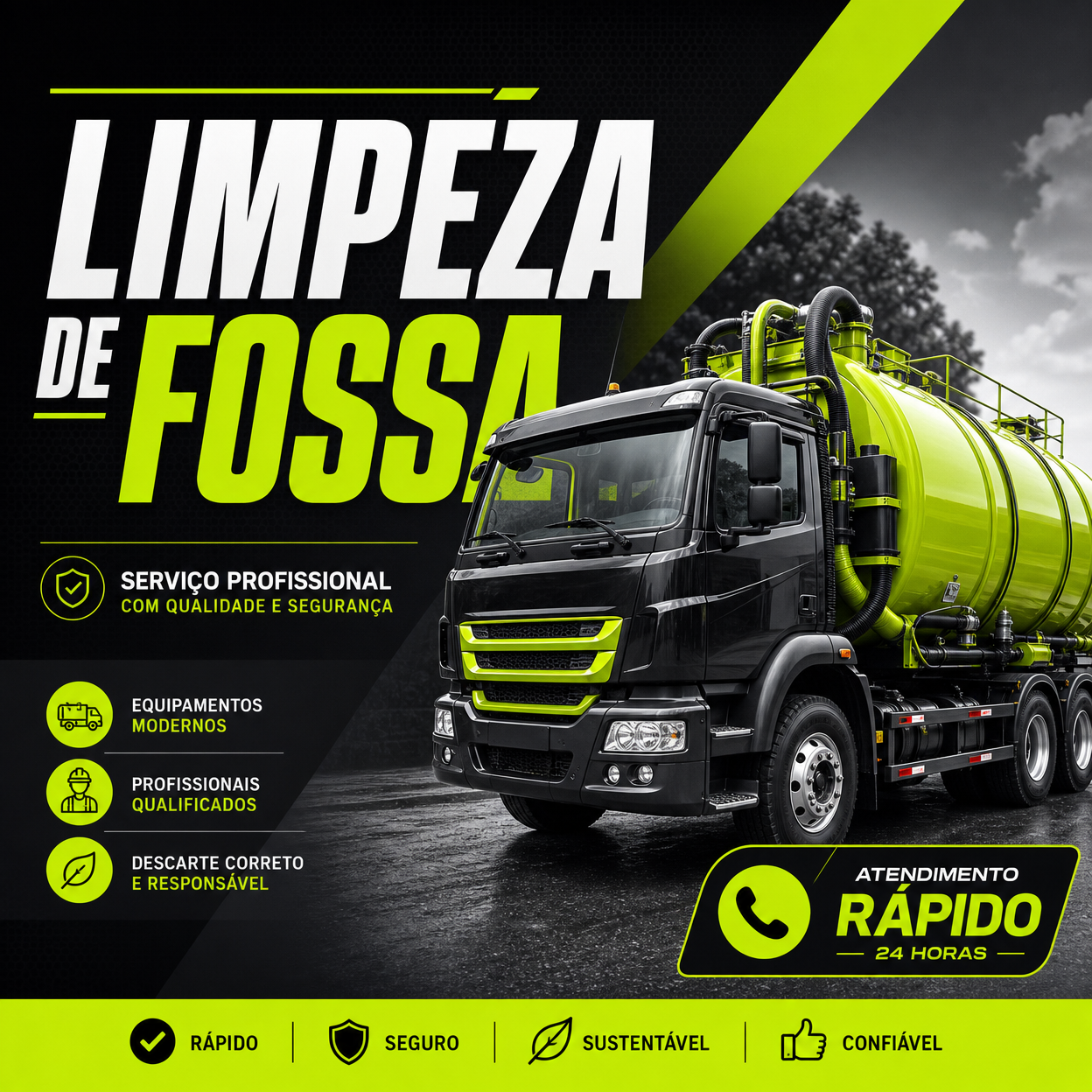 Limpa fossa em Patrocínio MG